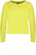 Yellow Fine Knit Cardigan
