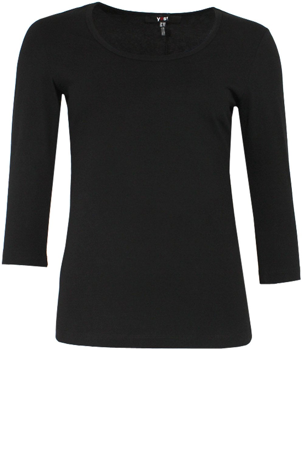 Black Jersey Top