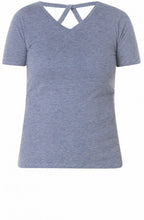 Blue Fine Striped T Shirt