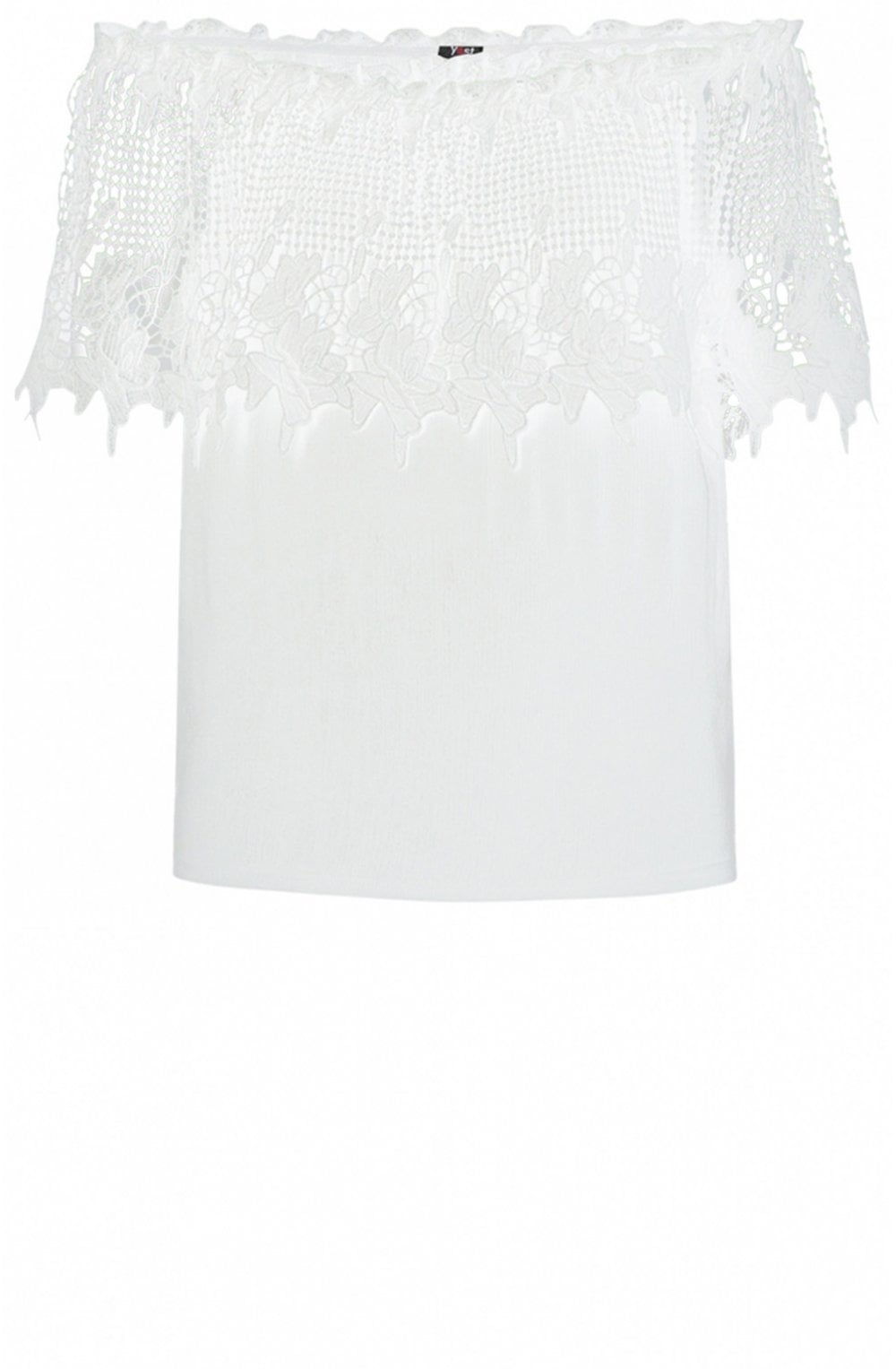 Crocheted Off The Shoulder Top