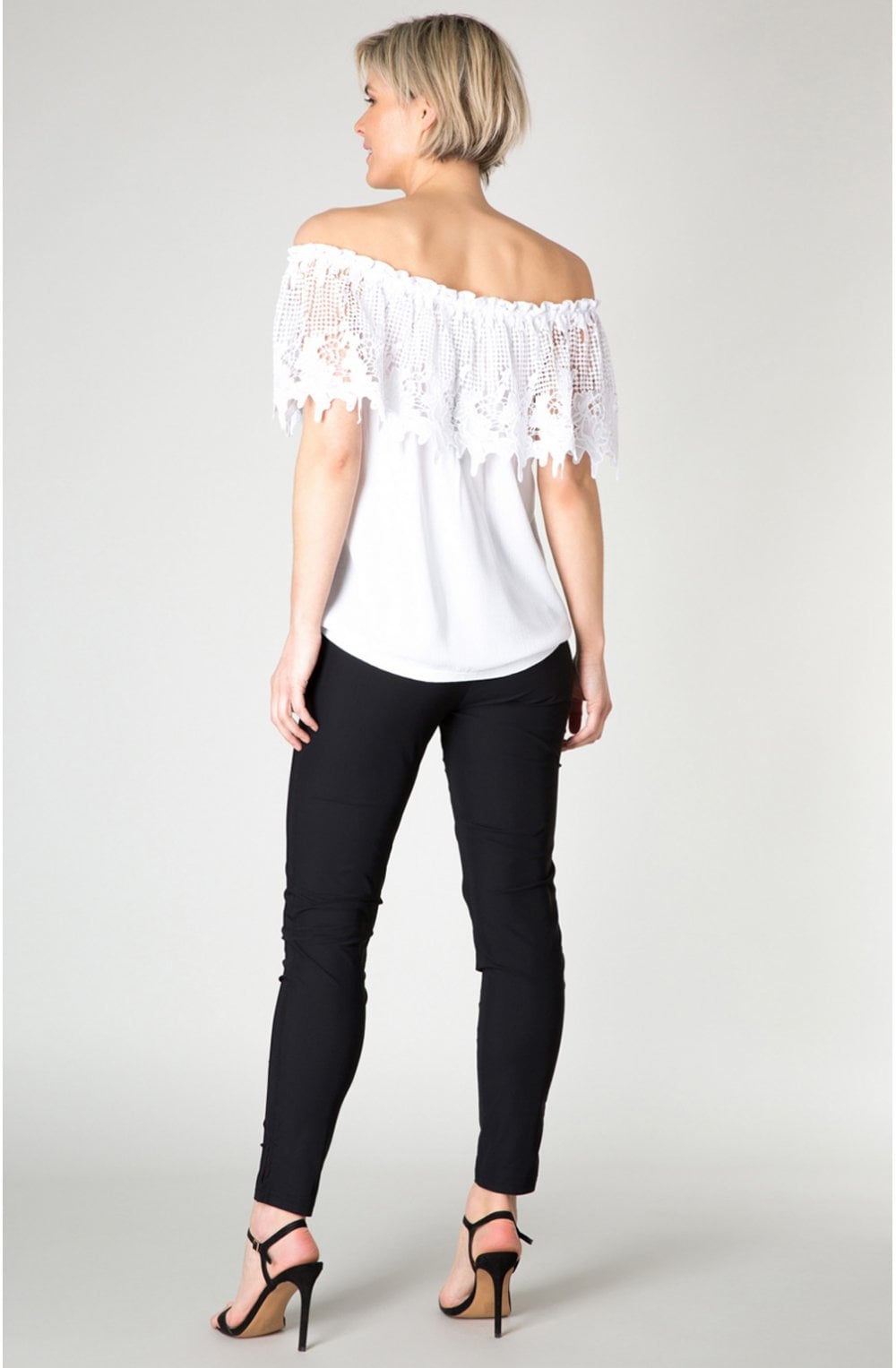 Crocheted Off The Shoulder Top