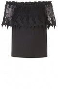 Crocheted Off The Shoulder Top