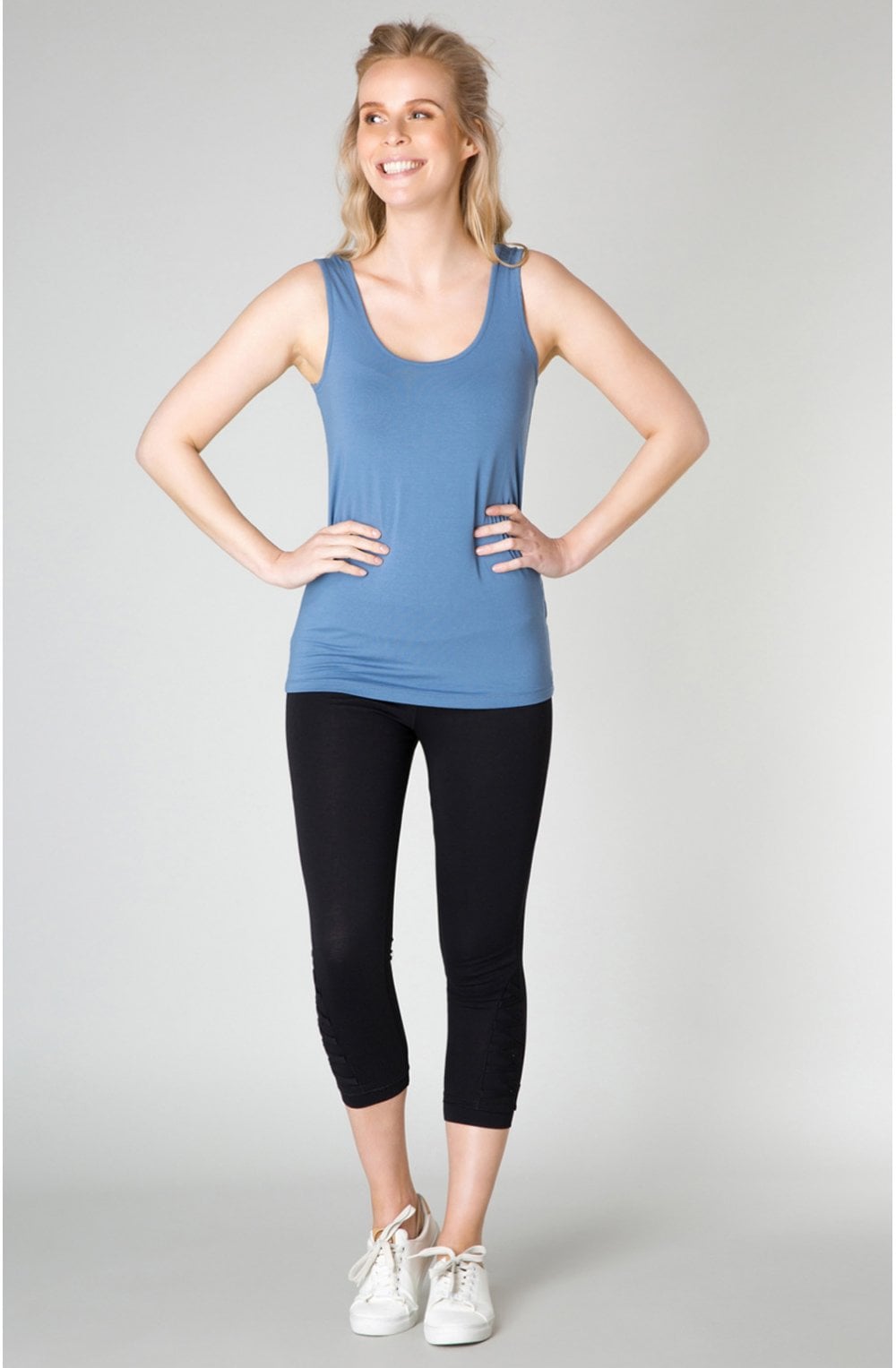 Indigo Jersey Vest Top