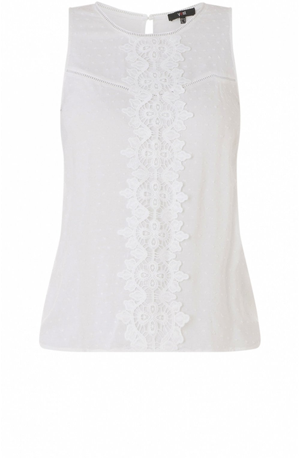 Lace Detailed Sleeveless Blouse