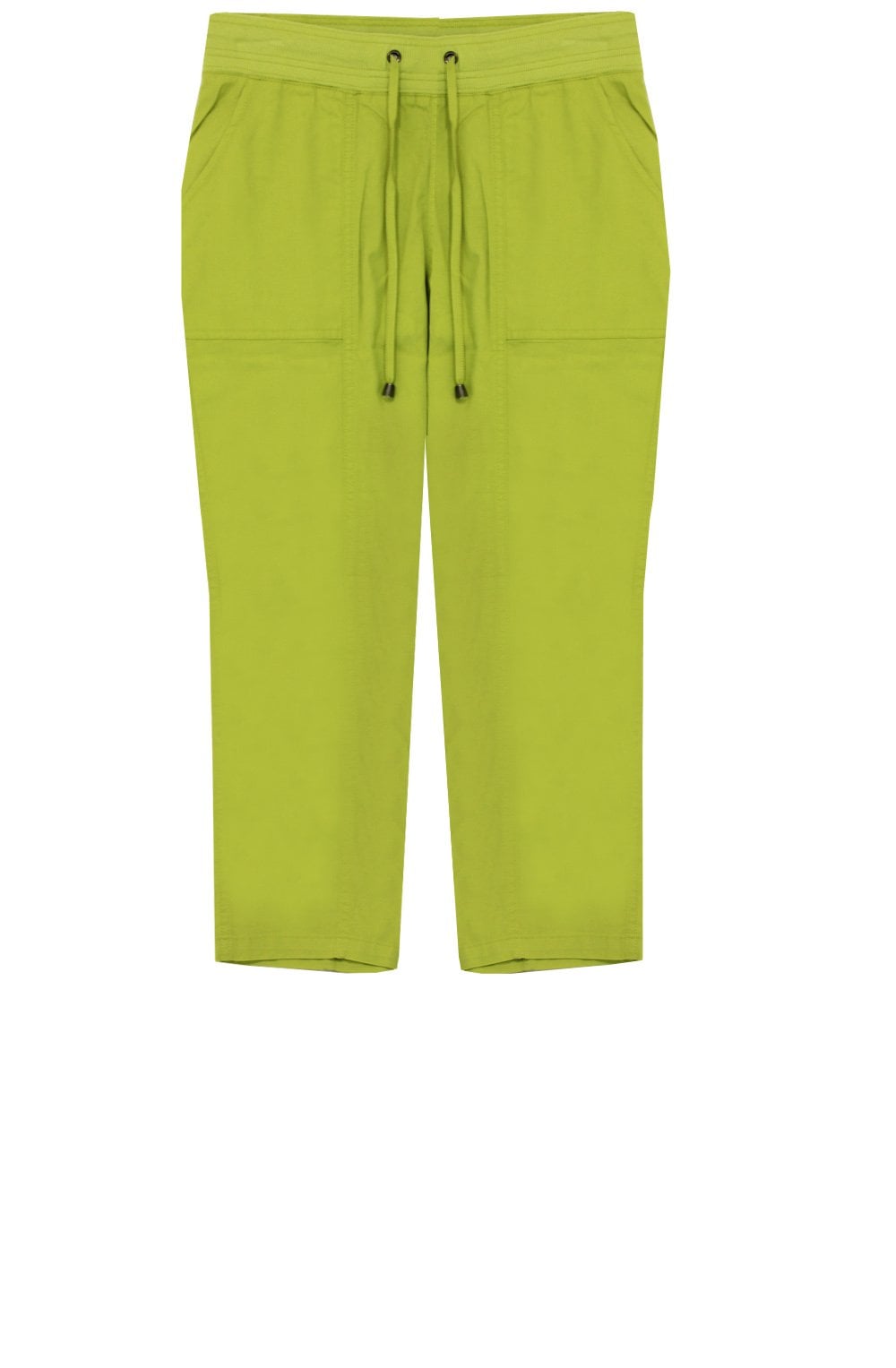 Lime Green Cropped Trousers