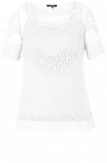 White Crocheted Lace Top