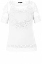 White Crocheted Lace Top