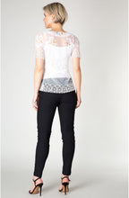 White Crocheted Lace Top