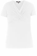 White Cross Front Top
