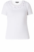 White Jersey T Shirt
