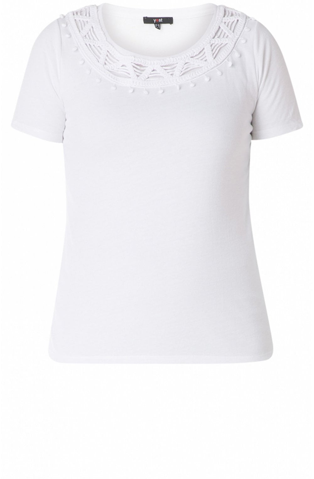 White Jersey T Shirt