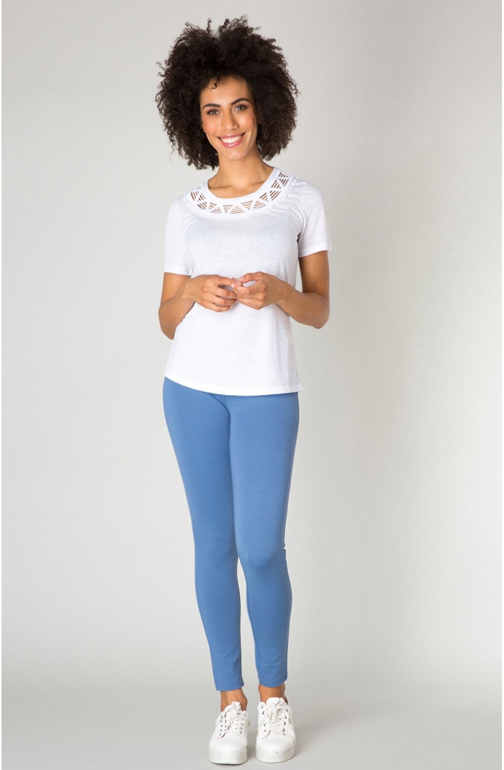 White Jersey T Shirt