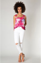 White Slim Leg Ripped Jeans