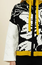 Nero Cardigan with Removable Quilted Hood and Sleeves